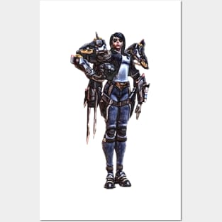 Overwatch Pharah Aviator Skin Posters and Art